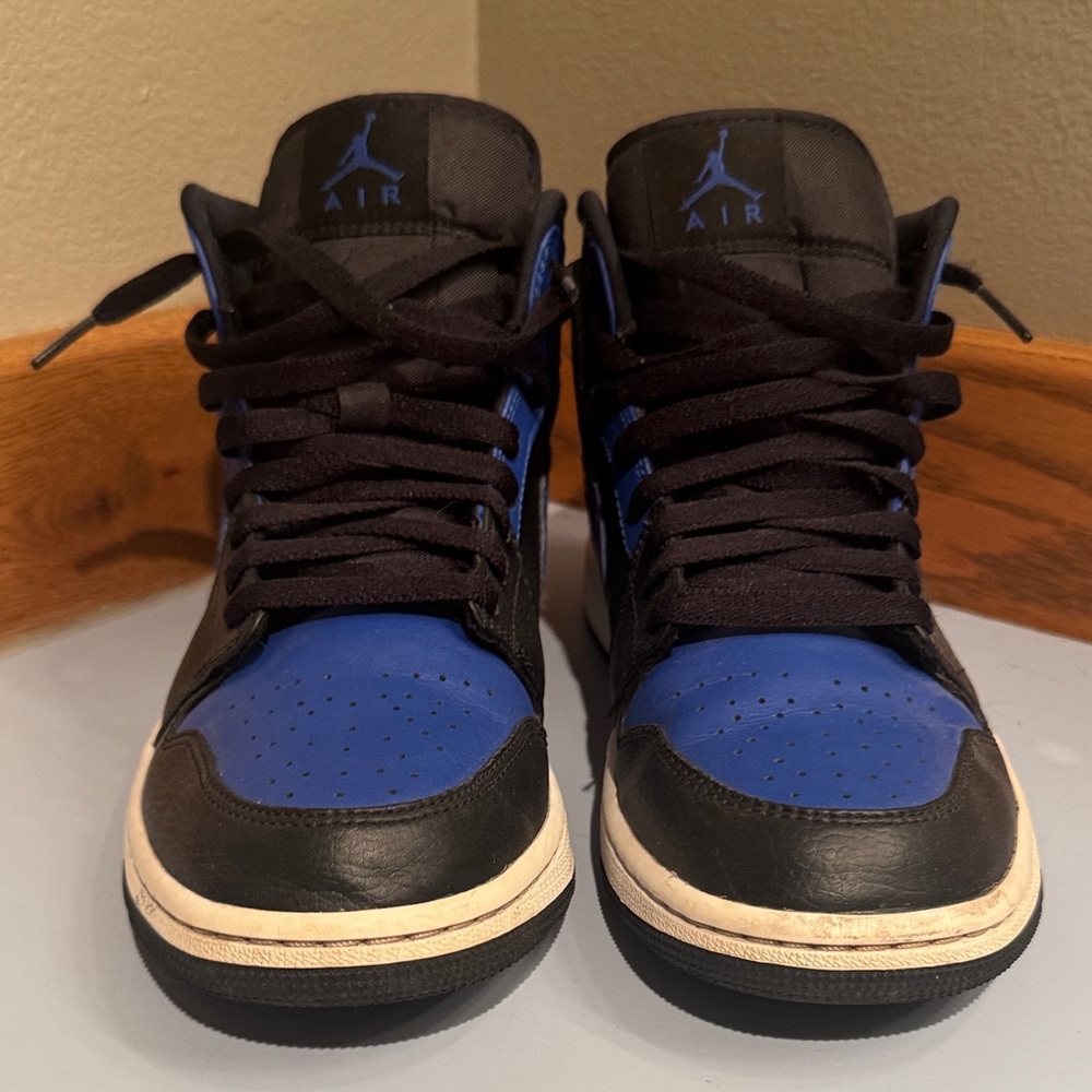 Nike Jordan 1 Mid Hyper Royal men’s 8.5 - Picture 8 of 9